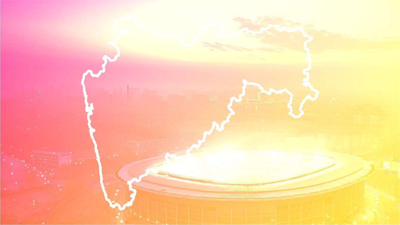 Concept visual of the future growth of a cricket league in India